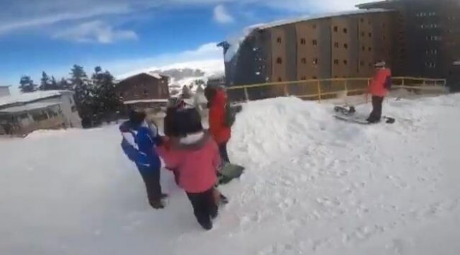 Uludağ'da korku dolu anlar