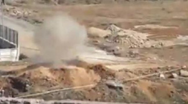 40 yıl önce bulunan top mermisi imha edildi