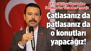 AK Partili Kaya'dan Başkan Selvitopu'na 'Uzundere' mesajı: Çatlasanız da patlasanız da o konutları yapacağız