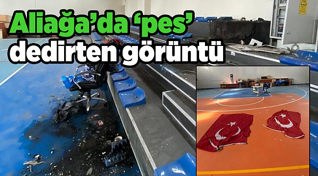 Aliağa’da ‘pes’ dedirten görüntü