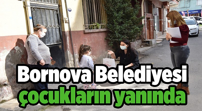 Bornova Belediyesi çocukların yanında