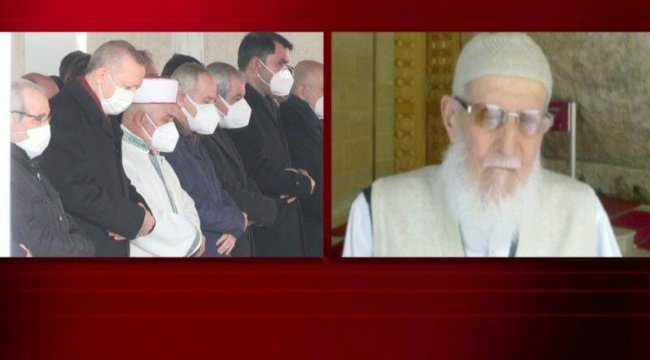 Cumhurbaşkanı Erdoğan, Hafız Abdullah Nazırlı'nın cenaze törenine katıldı