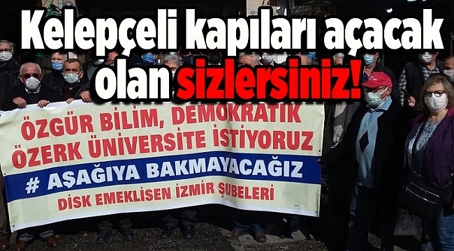 Emekli-Sen'den Boğaziçi'ne destek: Kelepçeli kapıları açacak olan sizlersiniz