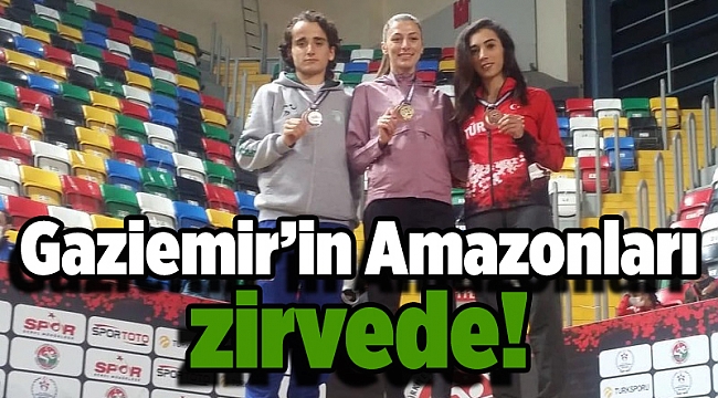 Gaziemir’in Amazonları yine zirvede