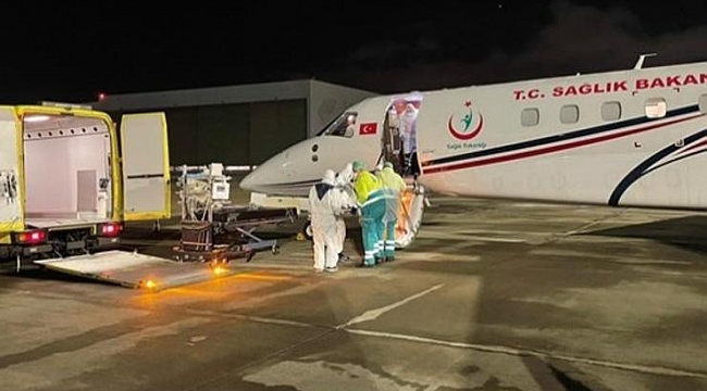 Hasta Türk vatandaşı Türkiye'ye getirildi