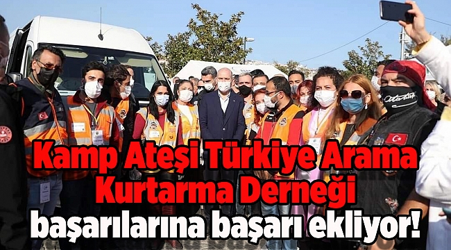 Kamp Ateşi Türkiye Arama Kurtarma Derneği başarılarına başarı ekliyor