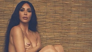 Kim Kardashian çırılçıplak soyundu! Sosyal medya yıkıldı