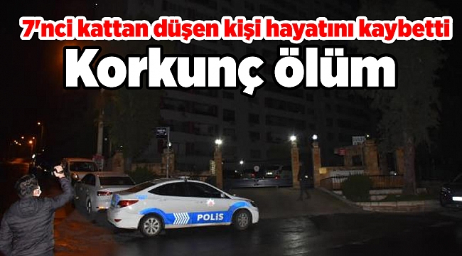 Korkunç ölüm: 7'nci kattan düşen kişi hayatını kaybetti