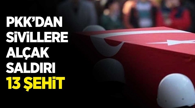 PKK kalleşliğine tepki yağıyor... 13 sivili kafalarına sıkarak şehit ettiler!