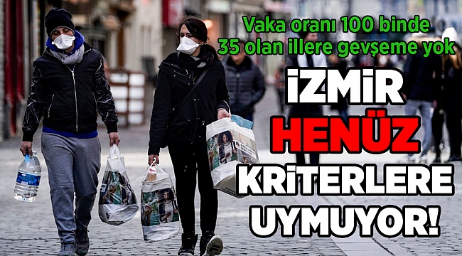 Vaka oranı 100 binde 35 olan illere gevşeme yok
