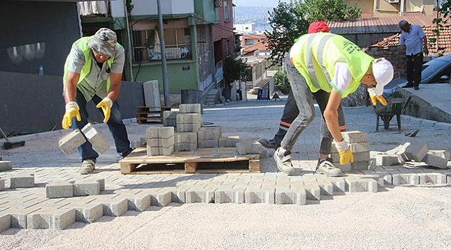 Bayraklı'da parke seferberliği