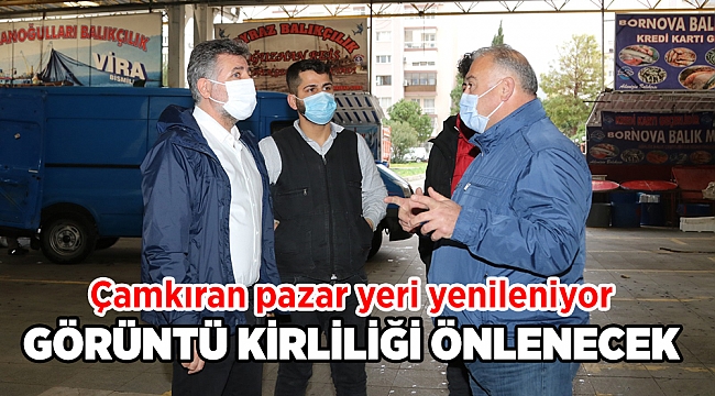 Çamkıran pazar yeri yenileniyor