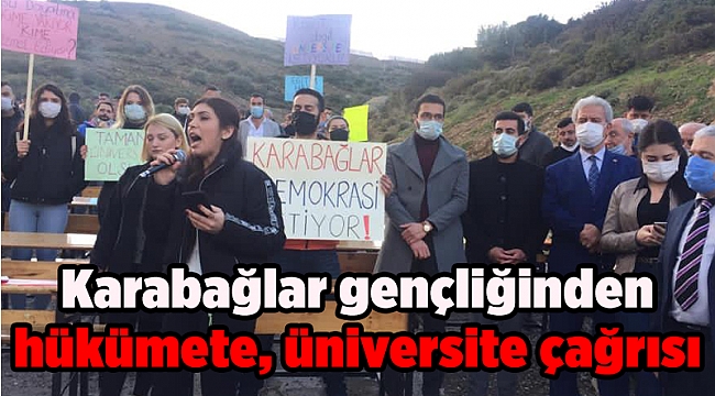 CHP Karabağlar Gençlik Kollarından hükümete üniversite çağrısı