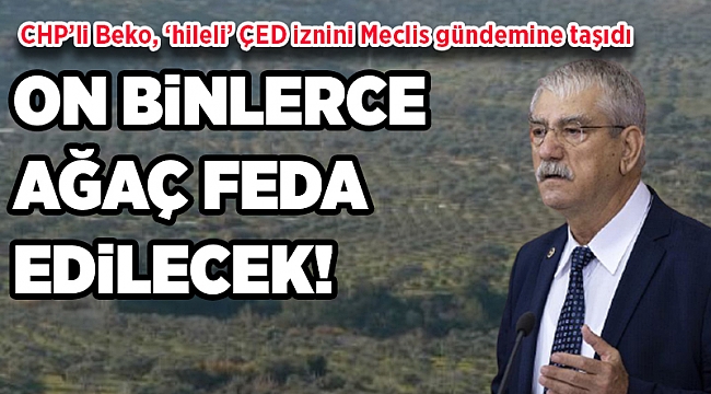 CHP’li Beko, ‘hileli’ ÇED iznini Meclis gündemine taşıdı