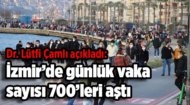 Dr. Lütfi Çamlı: İzmir’de günlük vaka sayısı 700’leri aştı