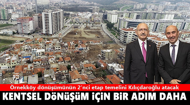 İzmir'de kentsel dönüşüm için bir adım daha