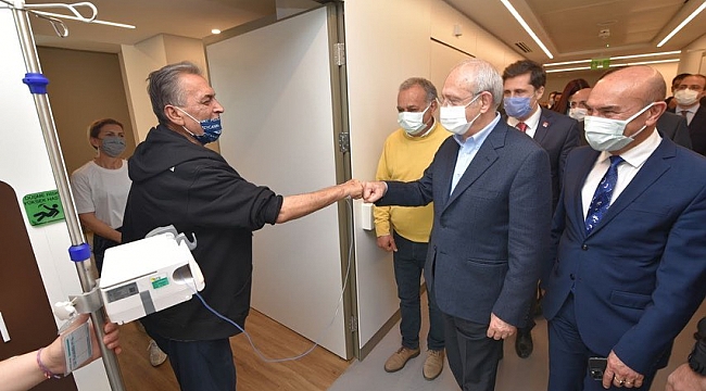 Kılıçdaroğlu'ndan Başkan Uygur'a geçmiş olsun ziyareti