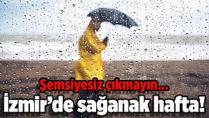 Şemsiyesiz çıkmayın… İzmir’de sağanak hafta!