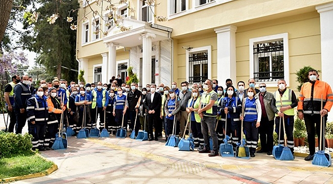 Bornova'nın sokakları tertemiz oldu