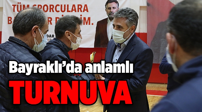 Depremde hayatını kaybeden Bayraklılı futbolcu, 'Malik Tahirler' anıldı