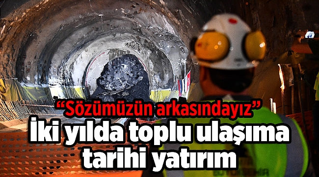 İki yılda toplu ulaşıma tarihi yatırım