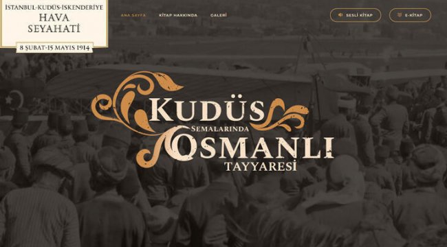 İletişim Başkanlığından İstanbul-Kudüs-İskenderiye Hava Seyahati kitabı