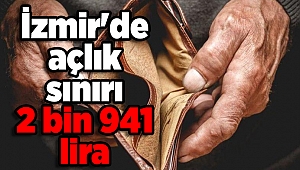 İzmir'de açlık sınırı 2 bin 941 lira