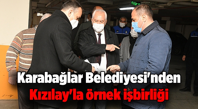 Karabağlar Belediyesi&#039;nden Kızılay&#039;la örnek işbirliği