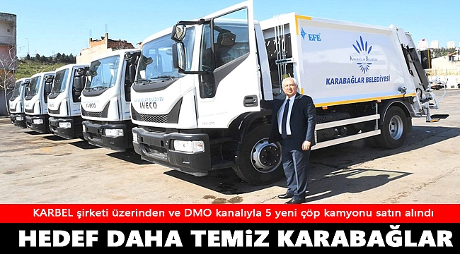 Karabağlar Belediyesi temizlik filosuna güç kattı