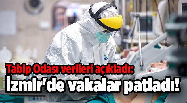 Tabip Odası verileri açıkladı: İzmir&#039;de vakalar patladı!