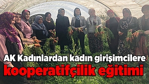 AK Parti İzmir İl Kadın Kolları Başkanlığı’ndan kadın girişimcilere kooperatifçilik eğitimi 