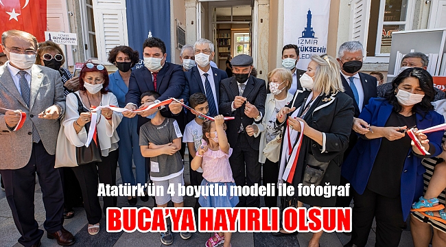 Başkan Soyer Buca'da Işılay Saygın Kütüphanesi'ni açtı