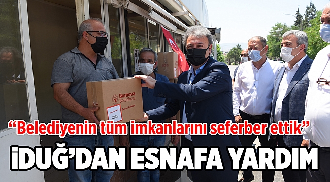 Bornova’da esnafa desteğe devam