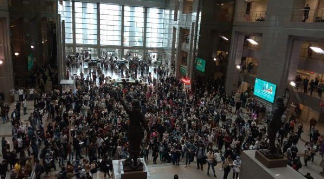 Çağlayan Adliyesi'nde klavye sınavı yoğunluğu