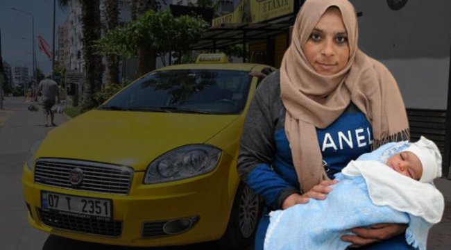 Doğum sancıları tuttu, çağırdığı takside doğum yaptı!