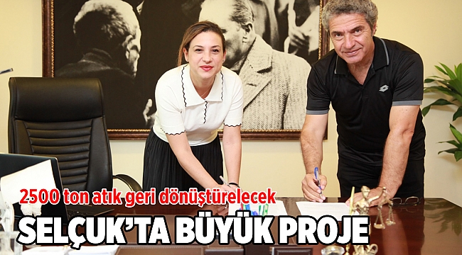 Efes Selçuk’ta 2500 ton atık geri dönüştürülecek