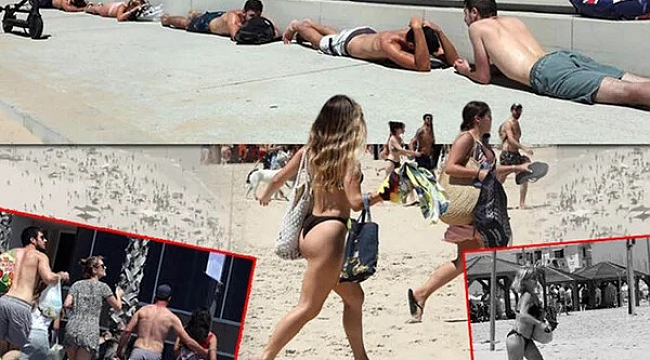 Hamas'ın saldırısı İsraillileri korkuttu! Plajdaki yüzlerce kişi sığınaklara kaçtı