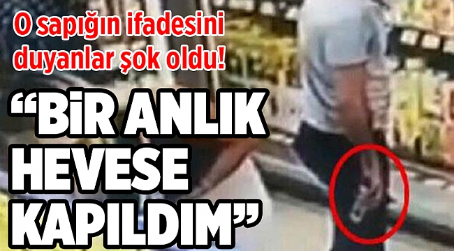 Her yerde aranıyordu! Market sapığından 'pes' dedirten ifade