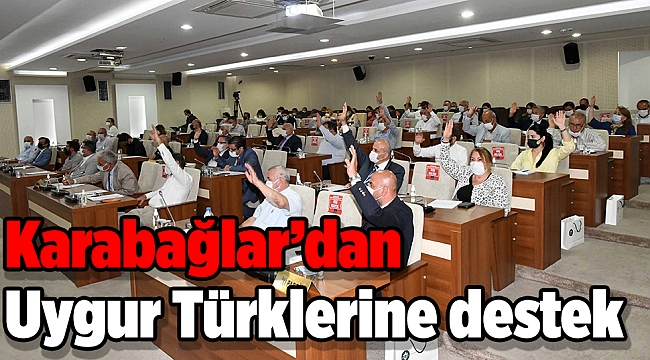 Karabağlar'dan Uygur Türklerine destek