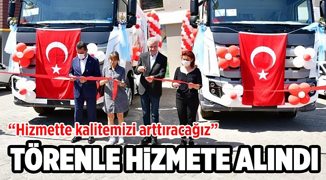 Narlıdere Belediyesi'ne 2 yeni çöp kamyonu daha!