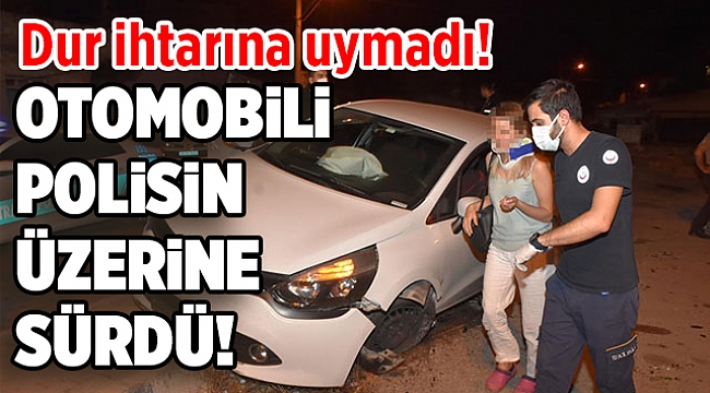 Polisin üzerine otomobilini süren alkollü sürücü, kaza yapınca yakalandı