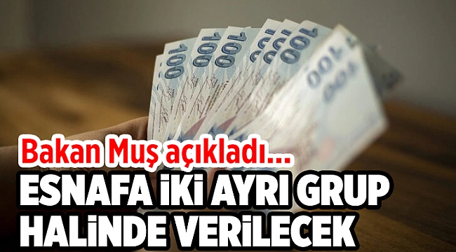 Son Dakika! Bakan Muş, esnafa verilecek desteğin başvuru tarihini açıkladı!