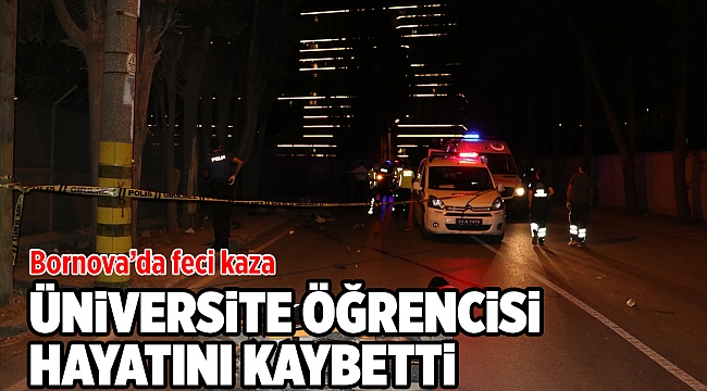 Üniversite öğrencisi motokurye kazada yaşamını yitirdi