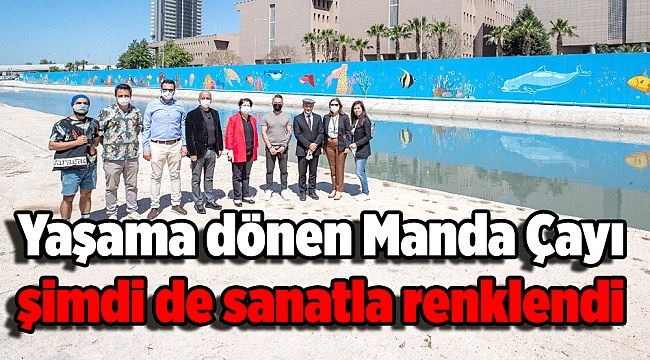 Yaşama dönen Manda Çayı şimdi de sanatla renklendi