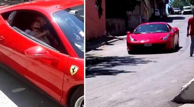 4 milyon lira değerindeki lüks aracıyla gizemli iş adamı çocukların hayalini gerçekleştirdi