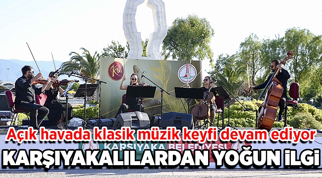 Açık havada klasik müzik keyfi