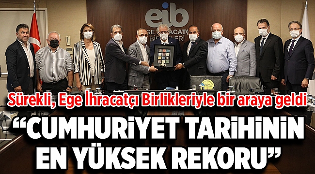 AK Parti İzmir İl Başkanı Kerem Ali Sürekli;  “Cumhuriyet tarihinin en yüksek ihracat rekoru …”