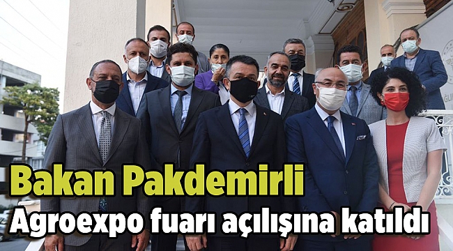 Bakan Pakdemirli AgroExpo Uluslararası Tarım ve Hayvancılık Fuarı'nın açılışına katıldı