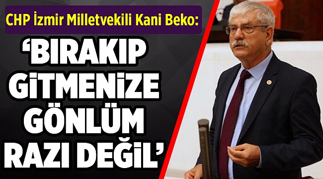 Beko&#039;dan Sepil&#039;e çağrı: Bırakıp gitmenize gönlüm razı değil!