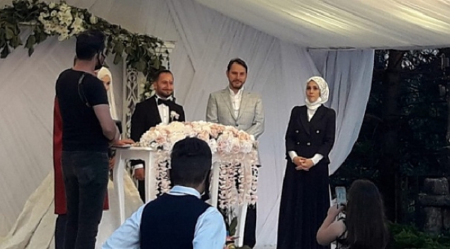 Berat Albayrak bu kez de nikahta ortaya çıktı